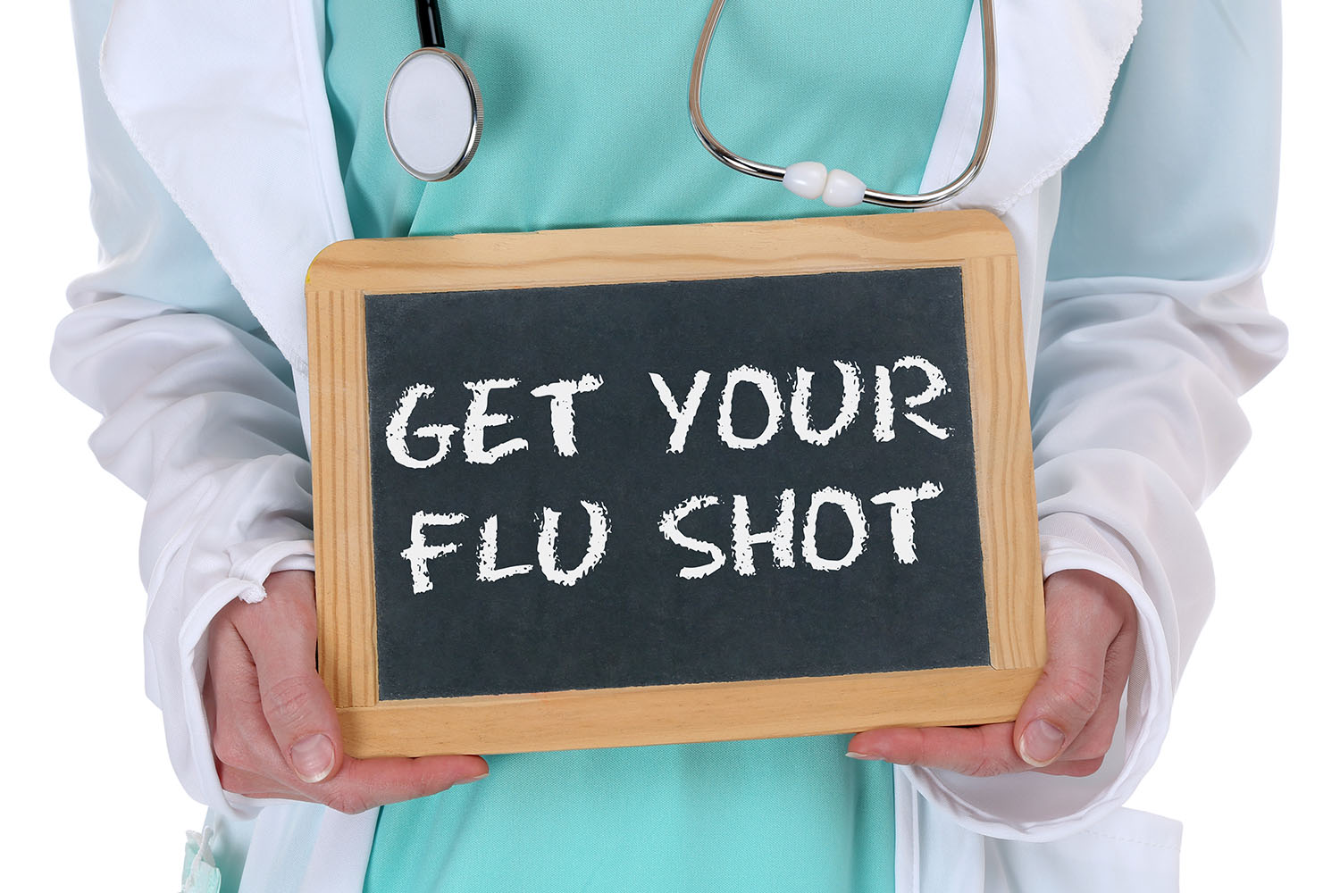 Get your flu shot disease ill illness healthy health doctor